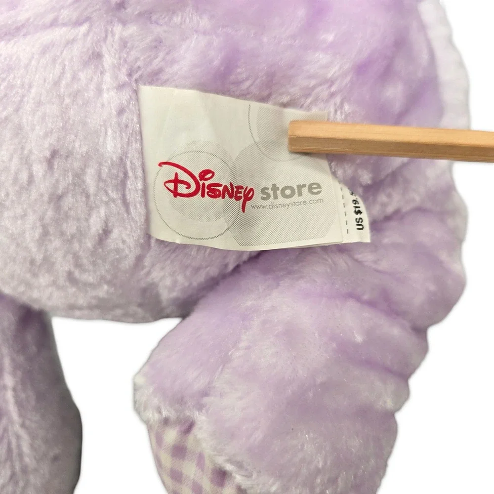DISNEY STORE Purple Plush Winnie the Pooh Toy Spring Pastel 10